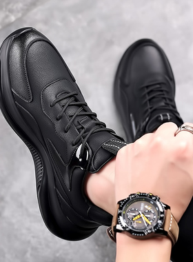 酒店厨房工作上班防水防滑厨师鞋男士运动休闲鞋子大码45 46 4748