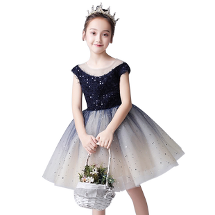 六一儿童合唱演出服男女童礼服蓬蓬纱裙中小学生诗歌朗诵表演服装