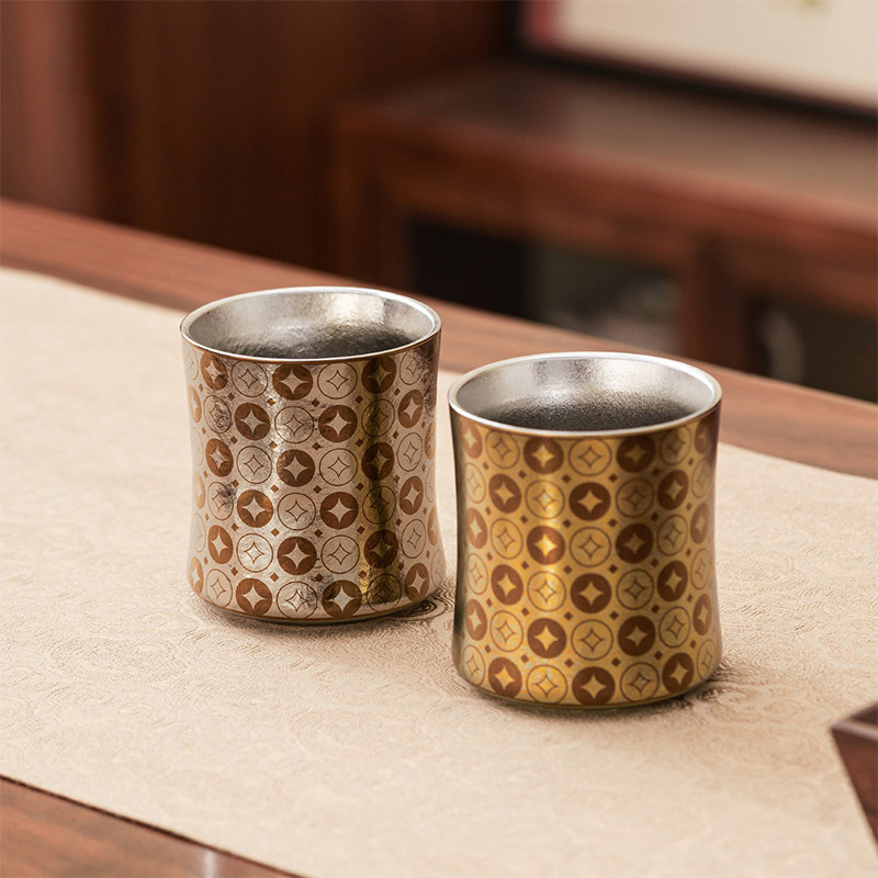 钛颐集TAIYIJI-品茗杯纯钛对杯
