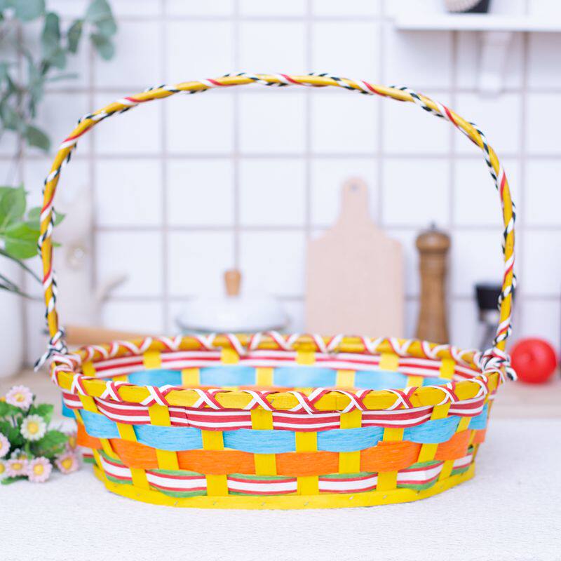 과일 바구니 등나무 꽃 바구니 과일 가게 휴대용 바구니 고리 버들 보관 바구니 계란 바구니 휴일 장식 호텔 과일 선물