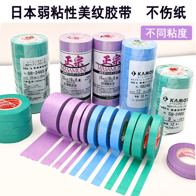 日本sun-k弱粘性美纹无酸用胶带