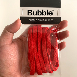 适配耐克nike扁鞋带AF1空军一号男女低中高帮板鞋小白鞋加厚红色