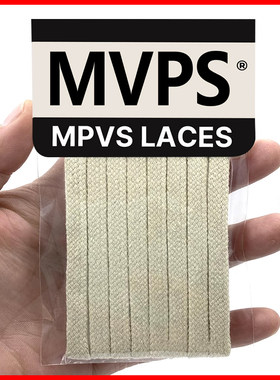 MVPS适配正品原装鞋绳rick owens低帮鞋帆布鞋ro鞋带米黄色0.8cm