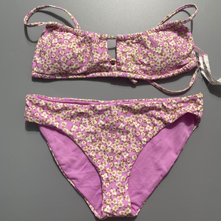 女纯色性感bikini套装 分体泳装 2025新款 欧美比基尼泳衣