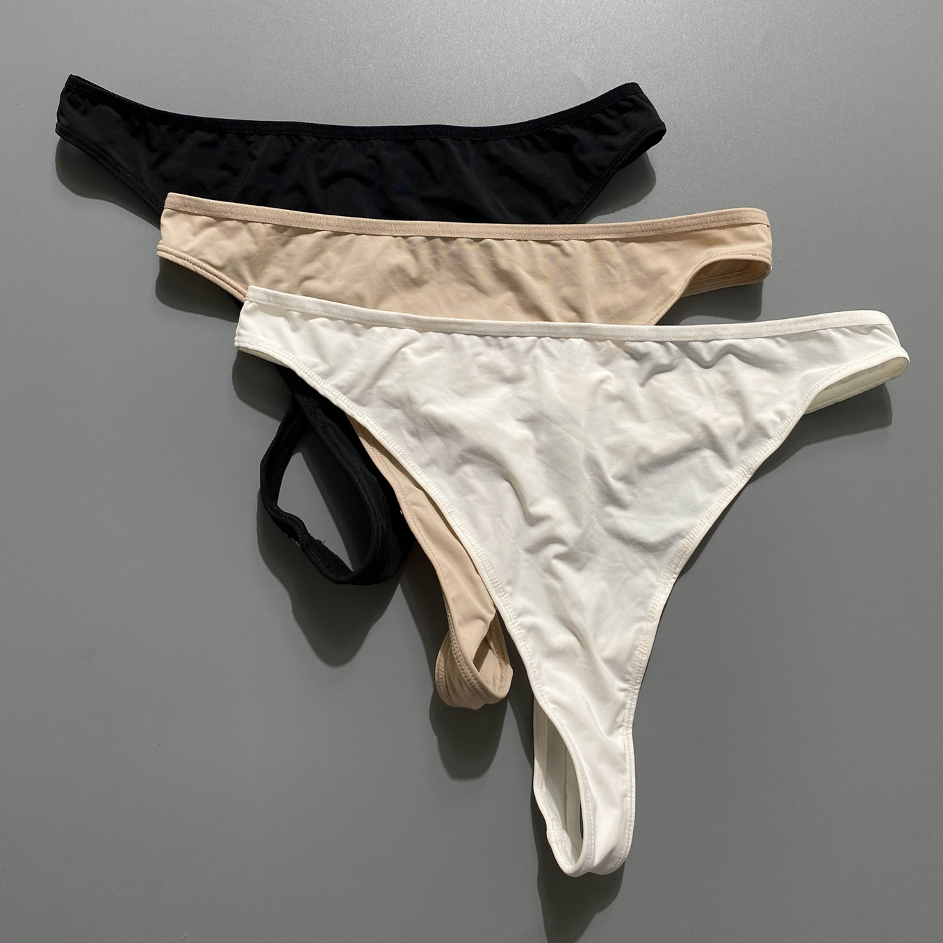 女超薄纯棉档T字裤不夹臀大屁股女人内裤性感高级丁子无痕运动t裤