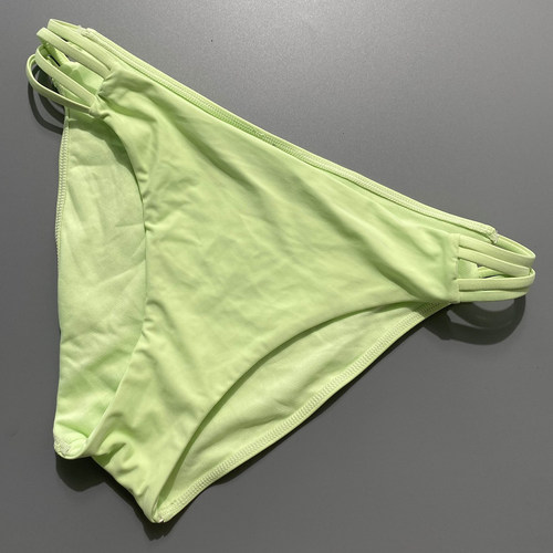HURLE*Y外单女士比基尼复古印花分体泳衣挂脖沙滩度假bikini