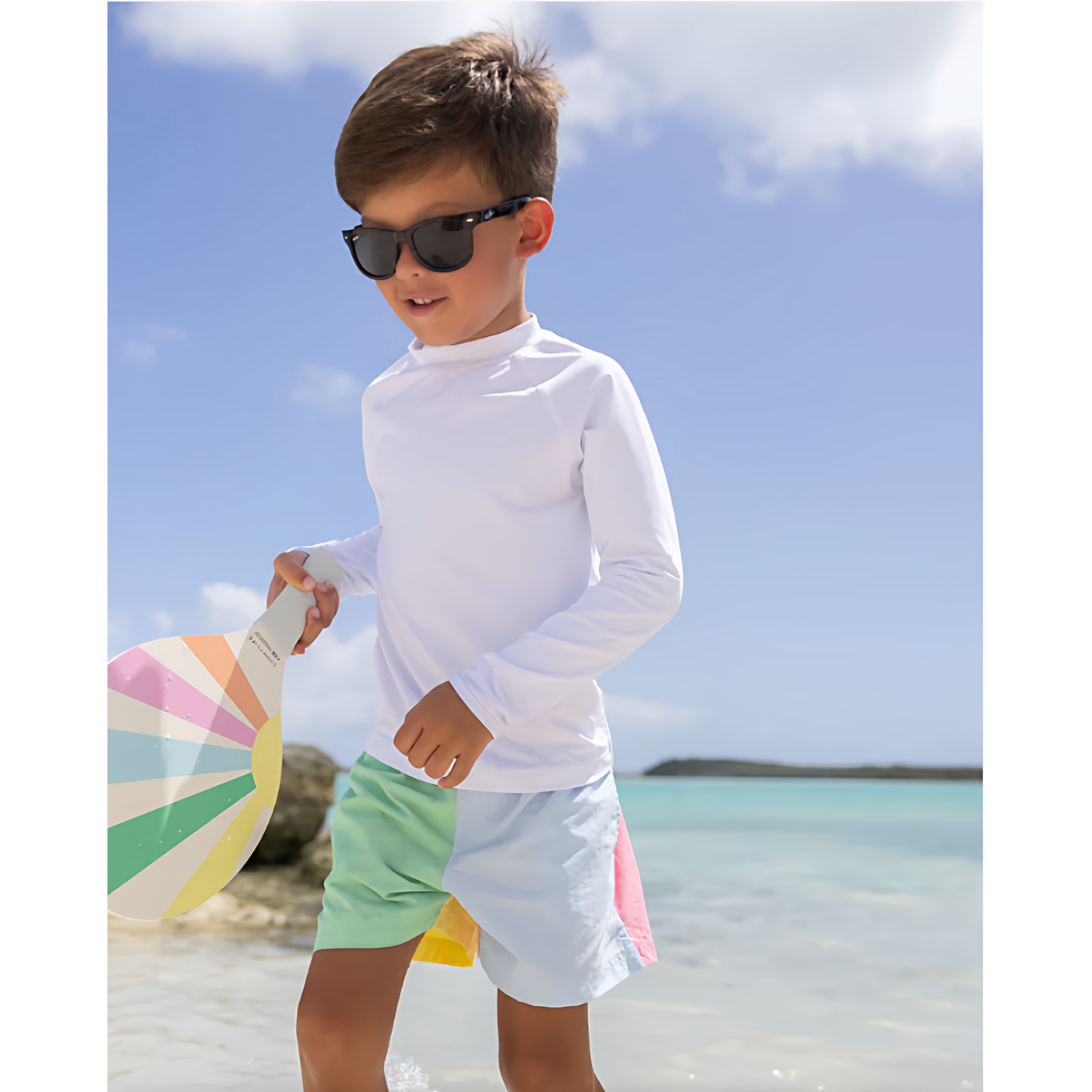 欧美 儿童短裤夏季薄款大童男童睡裤冰丝沙滩裤宝宝裤外穿男童