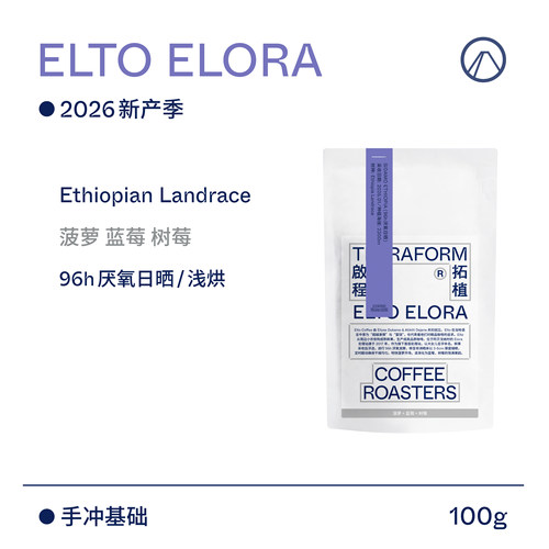 【Terraform】26产季空运 埃塞西达摩96h厌氧日晒/水洗手冲咖啡豆