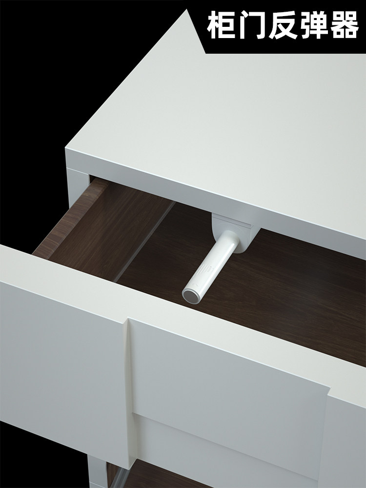 衣柜门磁吸反弹器按压式免拉手隐形回弹抽屉自弹力开关弹开按弹器