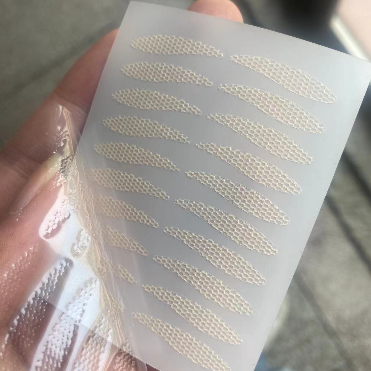 水滴形防眼垂款遇水蕾丝双眼皮贴