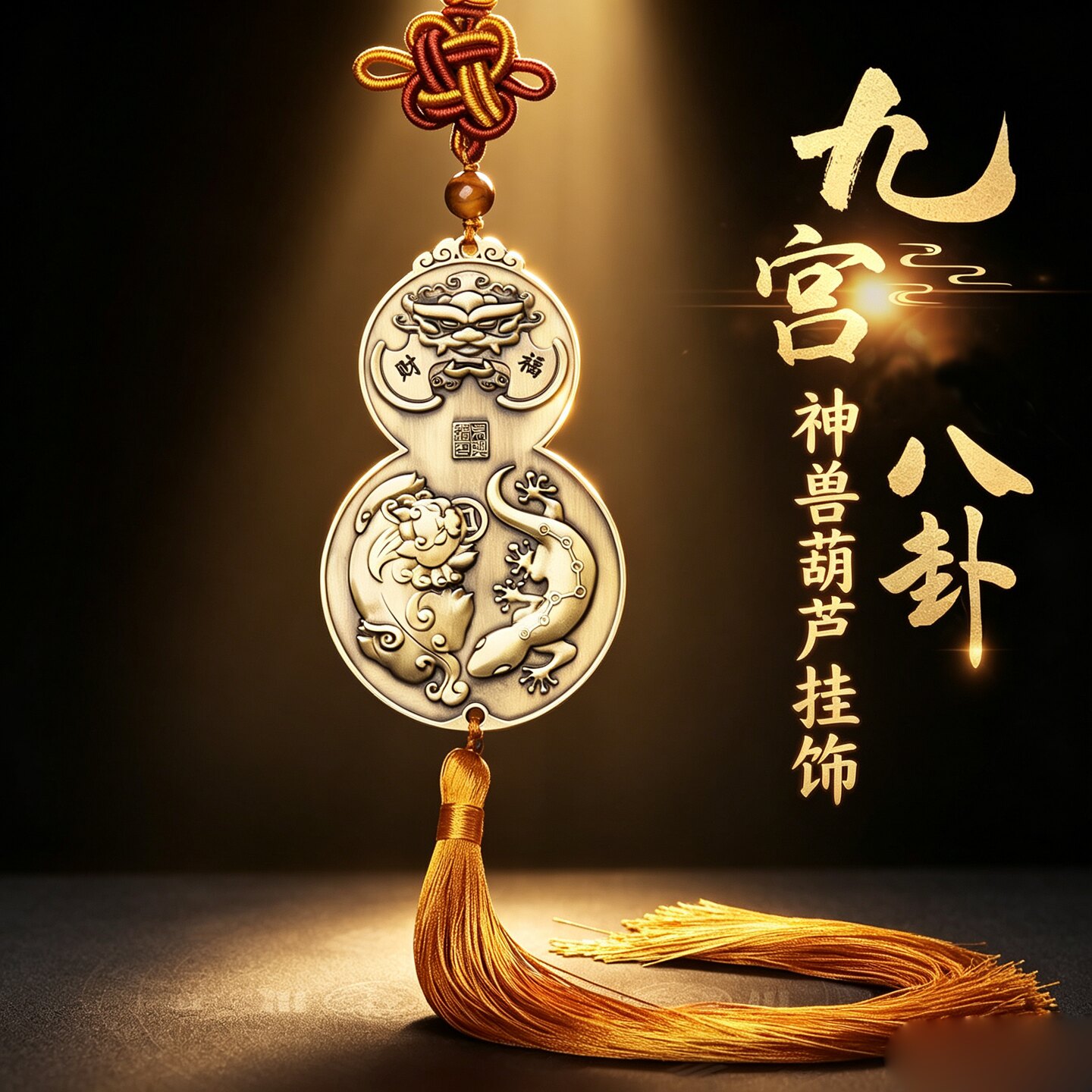 镇宅九宫八卦葫芦挂件