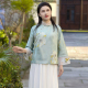 2025年春夏季 文艺复古民国风改良立领绣花上衣25CS023B 新款
