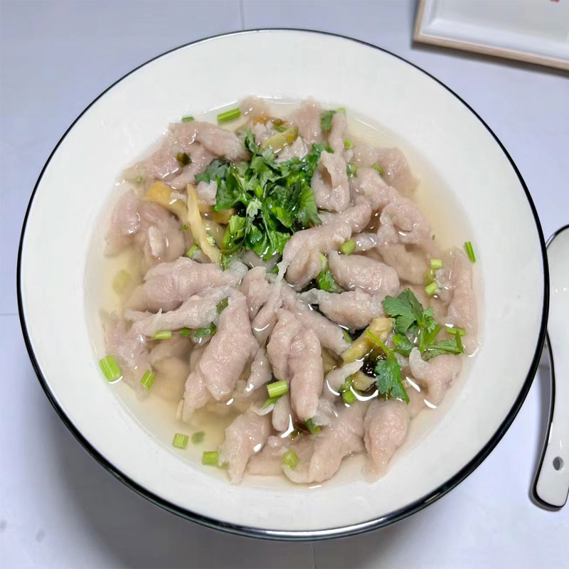 福鼎肉片温州瘦肉丸猪肉羹正宗福建小吃火锅手打肉片半成品500g