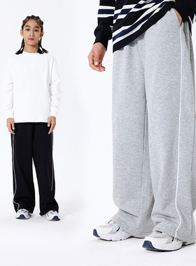 DK童装25秋款女男童复古街头运动裤卫裤儿童中大童洋气百搭长裤潮