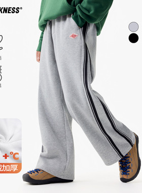 DK童装25秋冬美式女男童一体绒加绒加厚运动裤儿童青少年街舞裤子