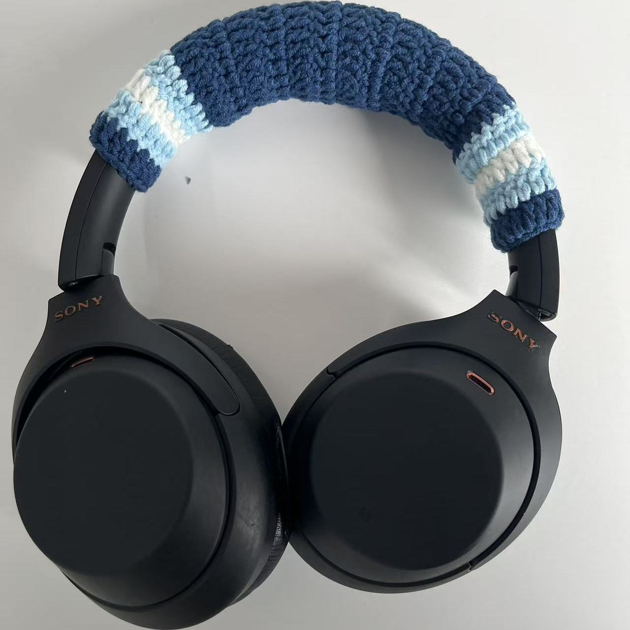 手工编织头戴式耳机头梁保护套适用于索尼 漫步者 森海塞尔 BOSE 马歇尔 苹果横梁保护套防破损破皮可定制