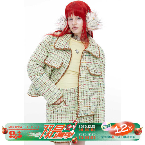 QUORRASCHORD棉小香风宽松