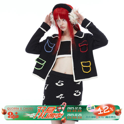 QUORRASCHORD娃娃领小香风针织