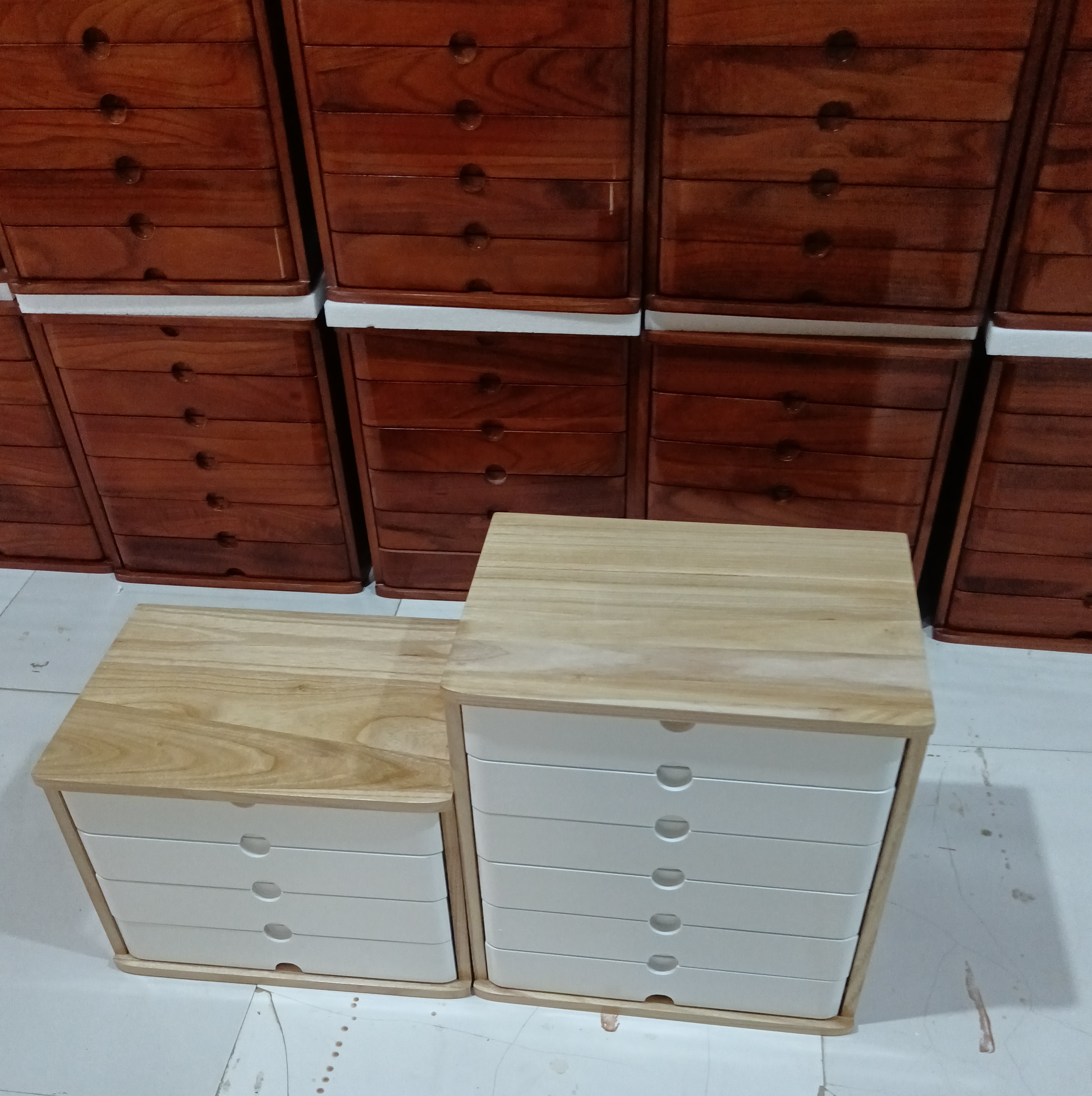 泡桐木收纳盒收纳柜子储物柜家用卧室桌面A4纸简约美观