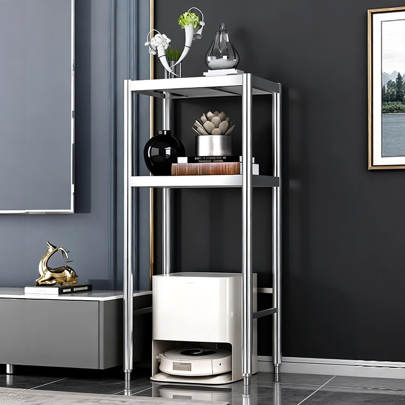 垃圾桶上方不锈钢置物架高脚架图片