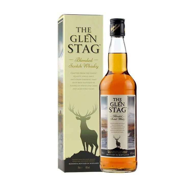 格兰萨戈威士忌the glen stag苏格兰谷物调和威士忌40度烈酒700ml