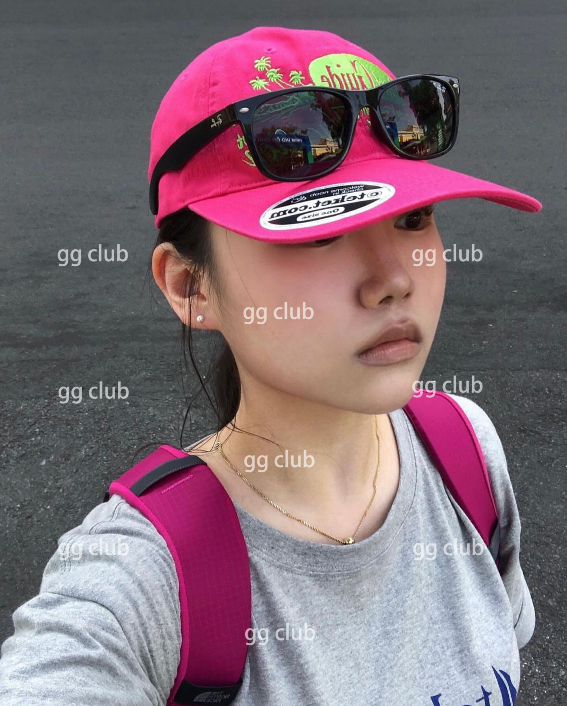 度假风 软顶棒球帽水洗多巴胺韩风小众美式复古全棉鸭舌帽男女款