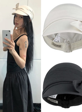 coy遮阳帽 韩国小众 春款日系绑带遮阳帽2色