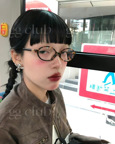 子眼镜配度数高度近视时髦斯