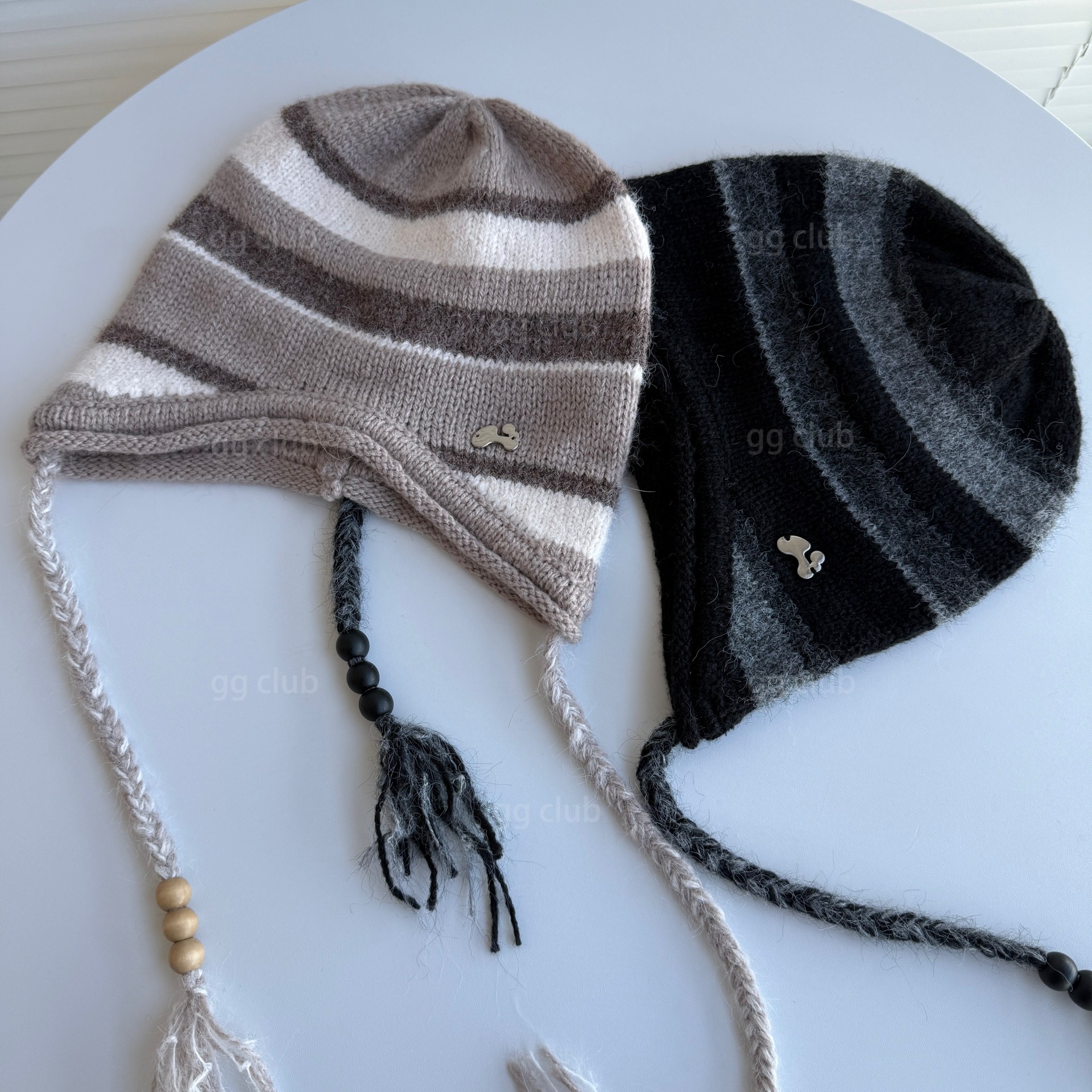 冬季明星同款加绒保暖护耳帽时尚百搭毛线针织冷帽手工串珠,服饰配件/皮带/帽子/围巾,帽子,淘宝优惠券,粉丝福利购,淘宝优惠卷