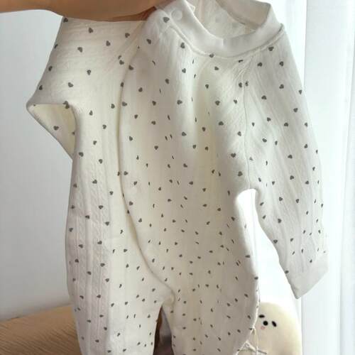 婴幼儿连体衣加厚秋衣类新生宝宝秋冬款外出保暖爬服早秋婴儿衣服