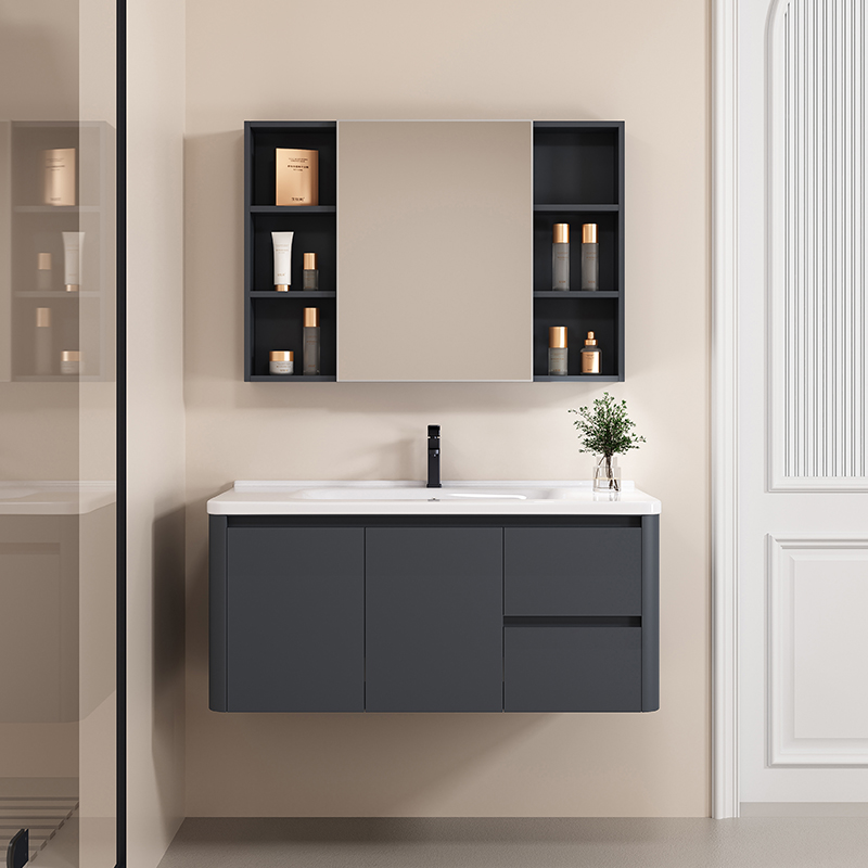 法恩莎蜂窝太空铝浴室柜陶瓷一体盆卫生间洗漱台洗脸洗手盆组合