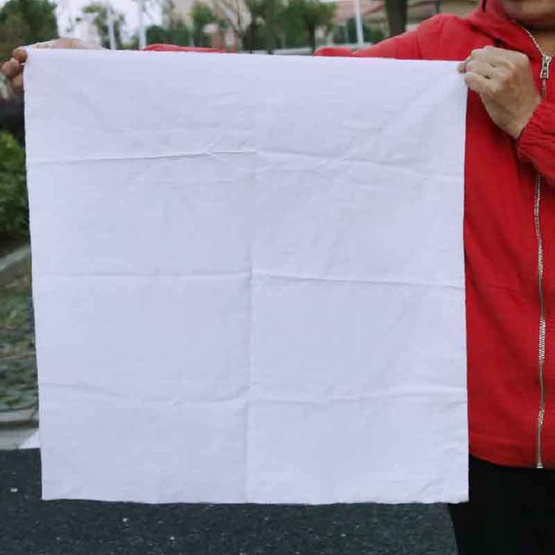 纯棉白抹布白色擦机布全棉工业抹布吸水吸油大块抹布不掉毛包邮