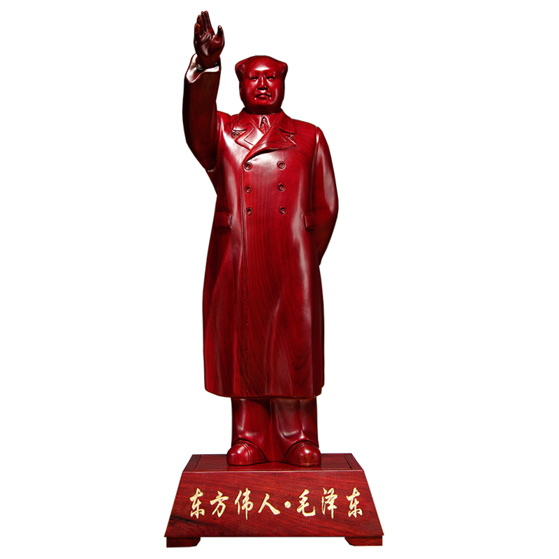 全身雕像摆件客厅红木工艺品