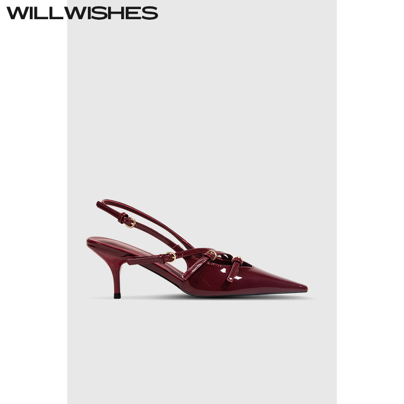 【折扣季，卖完不补】王玎设计女鞋夏季尖头细跟高跟凉鞋HX2401-1,女鞋,时装凉鞋,淘宝优惠券,粉丝福利购,淘宝优惠卷