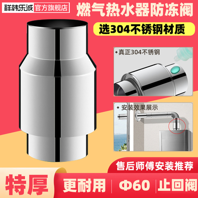 燃气热水器止逆阀专用防冻装置