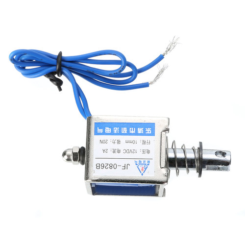 直流框架推拉式电磁铁JF-0826B 12V 24V 直流 吸力20N行程10mm