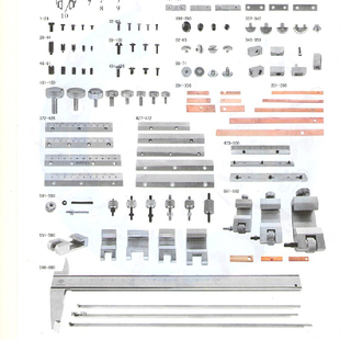 游标卡尺配件大全紧固固定螺丝工具高精度带表量具铜片卡迷你数显