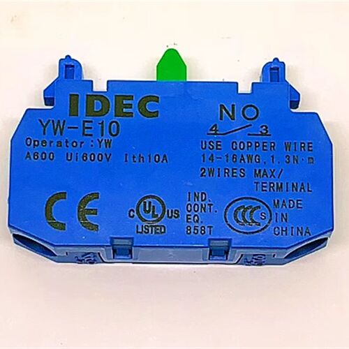 IDEC和泉急停开关触点YW-E10 E01 EW11常闭常开HW-U10 C YW1B按钮