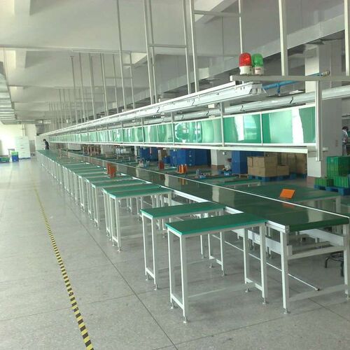 飞机台生产线防静电工作台带灯自动化生产线传送带输送机