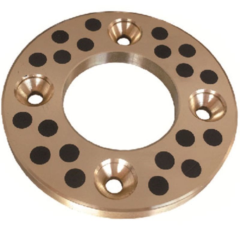 JTW6-100mm内径MPWZ无油止推垫片铜合金SPW自润滑石墨垫圈块OFU01