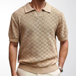 Polo Shirt 针织T恤POLO衫 时尚 Knitted 休闲针织衫 Men 欧美男士
