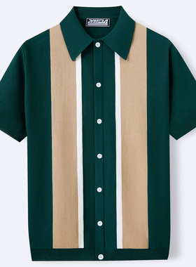 2026夏季欧美男士时尚气质短袖polo衫潮流inst恤Men's T-Shirt