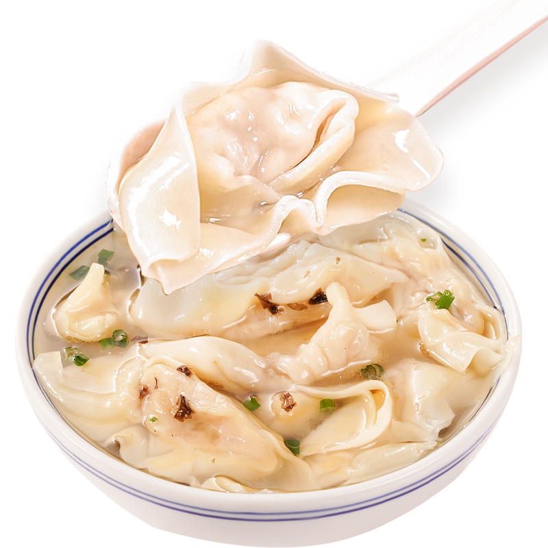王兴记三鲜开洋虾仁苏式手工大馄饨云吞速食早餐中华老字号冷冻品
