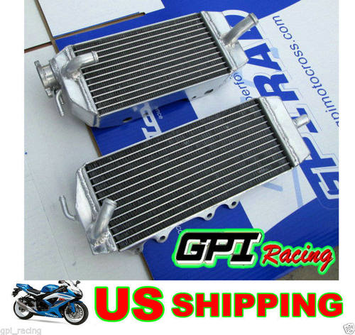 摩托车改装专用高散热水箱适用于川崎KXF250 06-KX250F全铝散热器