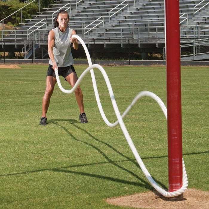 瘦身塑身战绳室内健身甩大绳男运动绳子体能训练器械力量绳战斗绳