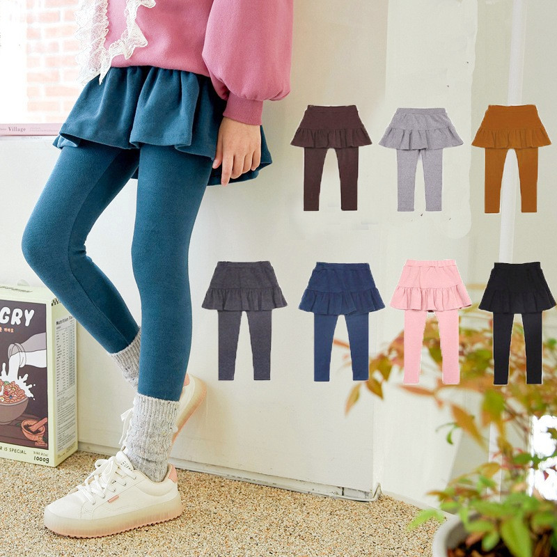 洋气女童春秋季短裙裤打底裤假两件中大儿童加绒修身韩版铅笔长裤,童装/婴儿装/亲子装,裤子,淘宝优惠券,粉丝福利购,淘宝优惠卷