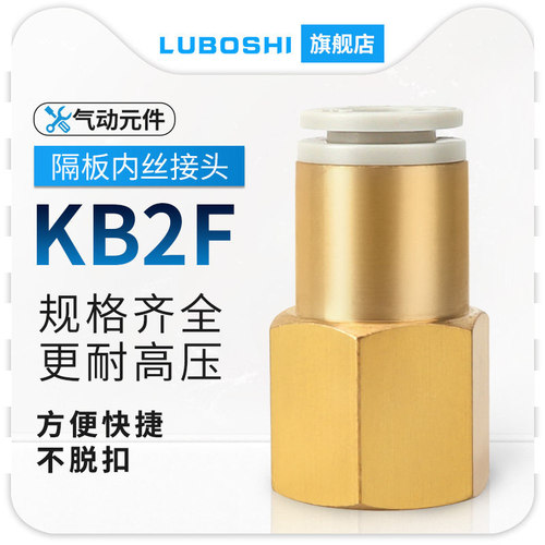 KB2F内螺纹直通接头快插