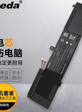 适用华硕TP301UA6500-0C8AXCAJT10 TP301UA6500 Q304UA笔记本电池