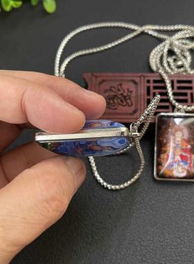 地藏王菩萨项链吊坠唐卡佛像大随求观世音四臂药师佛虚空福慧普贤