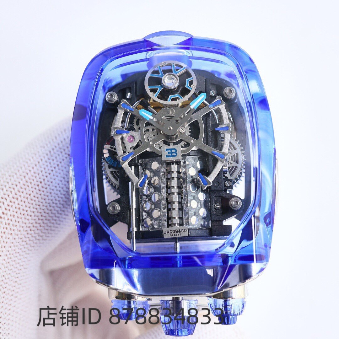 布加迪水晶款发动机手表V16机械表十大腕表高档品牌男生潮流男表
